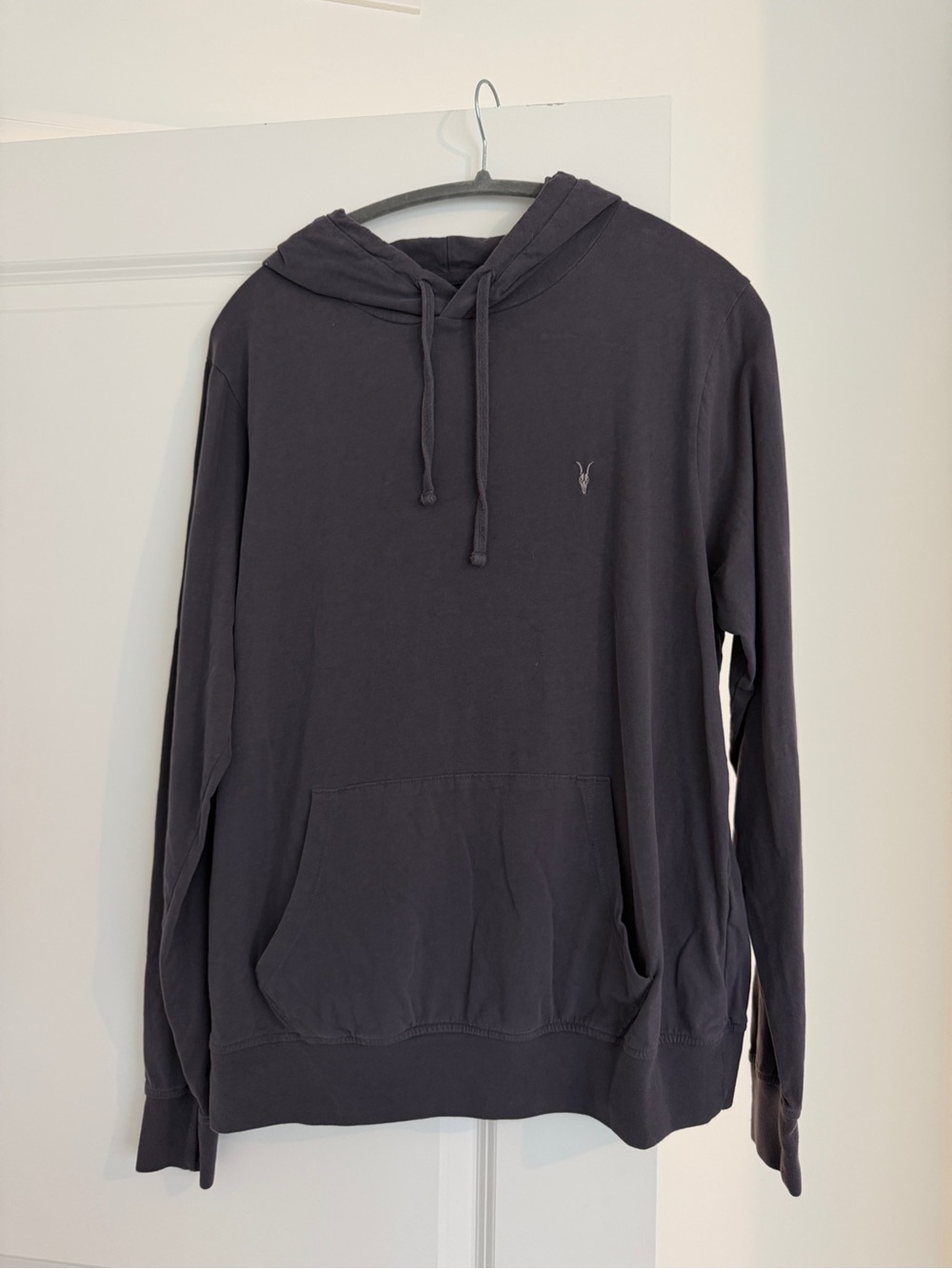 All saints Men's Hooded Pullover Sweatshirt